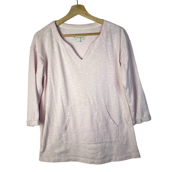 Koolaburra by UGG Light Pink Notch Neckline Long Sleeve Pullover S - Picture 1 of 4